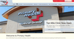 Desktop Screenshot of primaryhealth.com